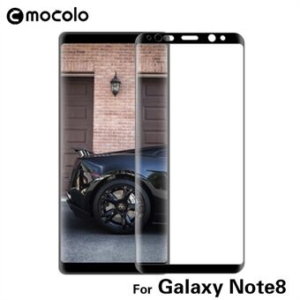 MOCOLO for Samsung Galaxy Note 8 3D Curved Full Coverage Tempered Glass Screen Protector - Black