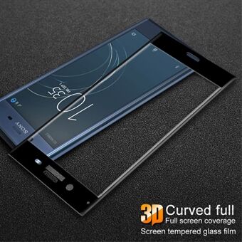 IMAK 3D Curved Full Cover Tempered Glass Screen Protector for Sony Xperia XZ1