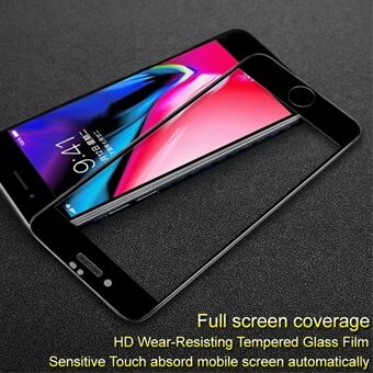 IMAK Pro+ Full Coverage Tempered Glass Anti-explosion Screen Protector Film for iPhone 8 Plus/7 Plus 5.5 inch - Black