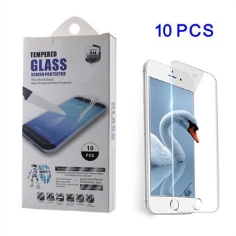 10Pcs/Set for iPhone 8 4.7-inch 0.3mm Tempered Glass Screen Protector Films (Arc Edge)