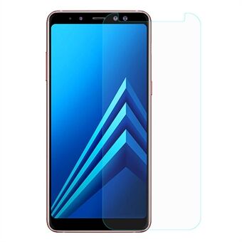 For Samsung Galaxy A8+ (2018) 0.3mm Tempered Glass Screen Protector Guard Film (Arc Edge)