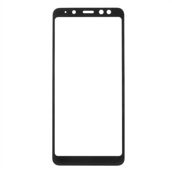 Full Coverage Tempered Glass Screen Protector for Samsung Galaxy A8 (2018) - Black