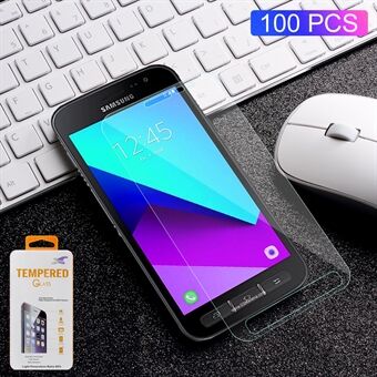 100PCS/Lot 0.3mm Tempered Glass Screen Protector Shield Film for Samsung Galaxy Xcover 4s / Xcover 4 Arc Edge