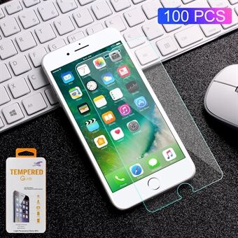 100PCS/Lot 0.3mm Tempered Glass Screen Protector Guard Film for iPhone 8 / 7/6s/6 Arc Edge