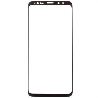 RURIHAI 3D Electroplated Edge Full Tempered Glass Screen Protector for Samsung Galaxy S9 Plus - Black