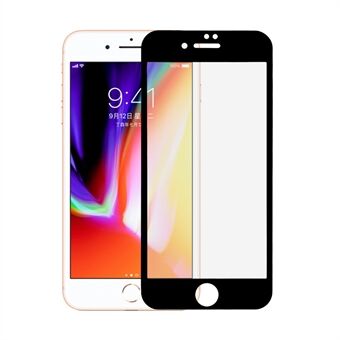 ANGIBABE 0.18mm Silk Printing 6D Complete Cover Tempered Glass Screen Protector Film for iPhone 8/7