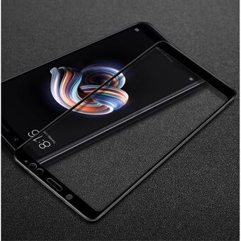 IMAK Full Coverage Anti-explosion Tempered Glass Screen Protector Film for Xiaomi Redmi Note 5 Pro (Dual Camera) / Redmi Note 5 (China) - Black