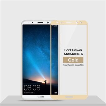 MOFI 9H Anti-burst 2.5D Arc Edge Full Size Tempered Glass Screen Protective Film for Huawei Mate 10 Lite/nova 2i/Maimang 6/Honor 9i (India)