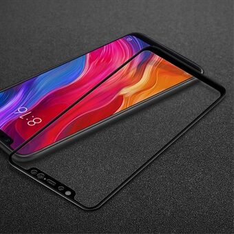 IMAK Full Size Tempered Glass Screen Protector for Xiaomi Mi 8 (6.21-inch) - Black