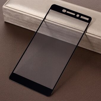 RURIHAI for Nokia 6 0.26mm 2.5D AB Glue Silk Printing Full Size Tempered Glass Protector Film