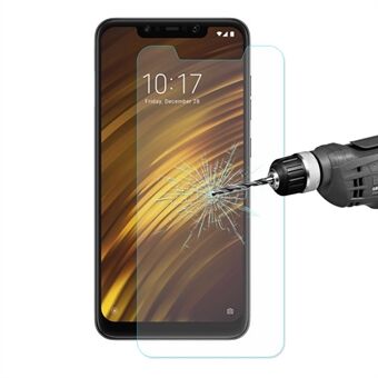 ENKAY 0.26mm 9H Tempered Glass Screen Protector 2.5D Arc Edge for Xiaomi Pocophone F1/ Poco F1