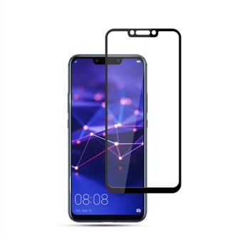 MOCOLO Arc Edge Full Coverage Tempered Glass Screen Protector for Huawei Mate 20 Lite / Maimang 7 - Black