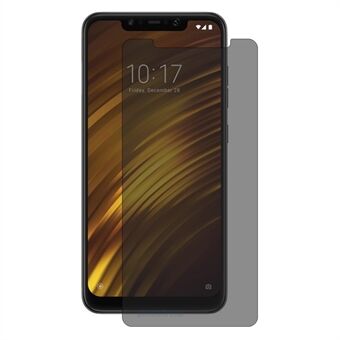 HAT PRINCE 0.26mm 9H 2.5D Anti-spy Tempered Glass Screen Guard Film for Xiaomi Pocophone F1 / Poco F1 (India)