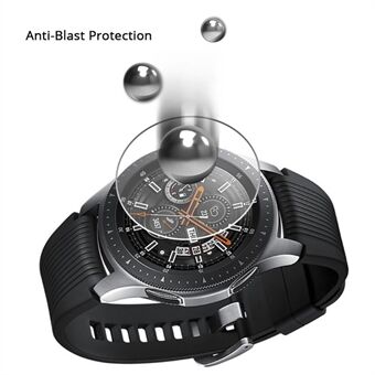 For Samsung Galaxy Watch 46mm 0.3mm Arc Edges Tempered Glass Screen Protector 9H Anti-scratch