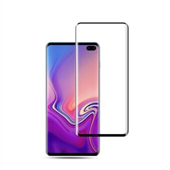 MOCOLO for Samsung Galaxy S10 Plus [3D Curved] Tempered Glass Screen Protector (Scaled-Down Version) - Black