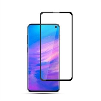 MOCOLO Silk Printing Anti-explosion Tempered Glass Full Size Screen Protector [Full Glue] for Samsung Galaxy S10e - Black