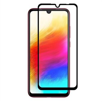 HAT PRINCE Full Glue Full Size 0.26mm 9H 2.5D Arc Edge Tempered Glass Screen Protector for Xiaomi Redmi Note 7 / Note 7 Pro (India)