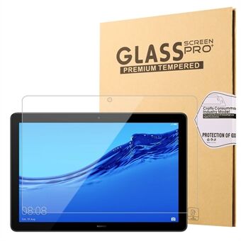 For Huawei MediaPad T5 10 9H Full Screen Coverage Tempered Glass Protector Film 0.25mm Arc Edge