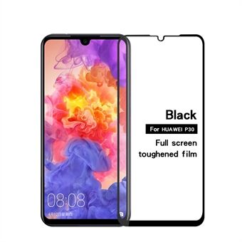 MOFI Full Size Tempered Glass Screen Protector for Huawei P30 - Black