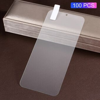 100Pcs/Set 0.3mm Tempered Glass Screen Protectors for Samsung Galaxy A30 / A50 Arc Edge