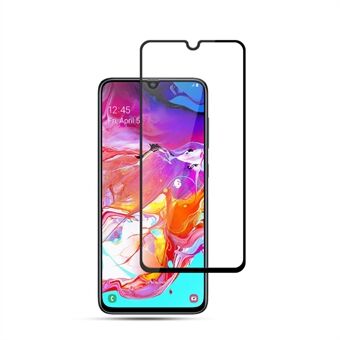 MOCOLO Silk Print Arc Edge Full Coverage 9H Tempered Glass Screen Protector for Samsung Galaxy A70