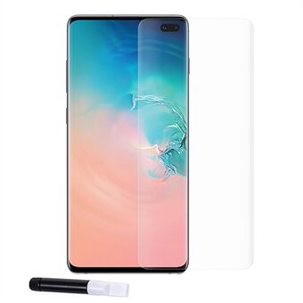 RURIHAI 3D Full Glue UV Liquid Tempered Glass Screen Film Cover for Samsung Galaxy S10 Plus