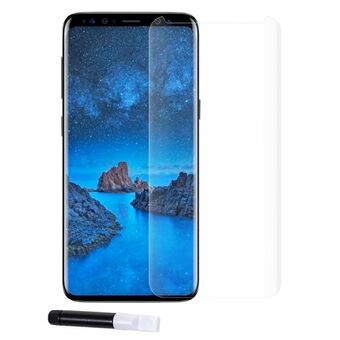 RURIHAI 3D Full Glue UV Liquid Tempered Glass Screen Guard Film for Samsung Galaxy S9