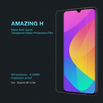 NILLKIN Amazing H Anti-burst Tempered Glass Screen Protective Film for Xiaomi Mi CC9e / Mi A3