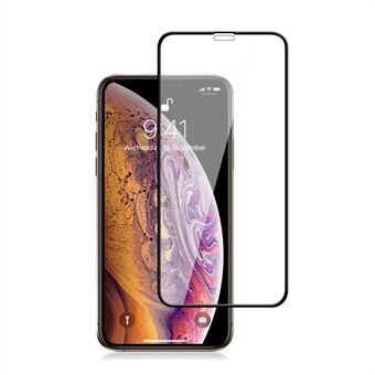 MOCOLO For iPhone 11 Pro 5.8 inch (2019)/X/XS 5.8 inch Silk Print Tempered Glass Full Glue Full Coverage Screen Film - Black