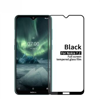 PINWUYO Full Size 2.5D 9H Tempered Glass Screen Protector Film for Nokia 7.2/Nokia 6.2