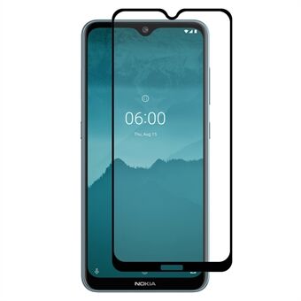 HAT PRINCE Full Glue Full Size 0.26mm 9H 2.5D Arc Edge Tempered Glass Screen Protector for Nokia 6.2