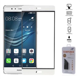 For Huawei P9 Tempered Glass Screen Protective Film Silk Print Complete Covering