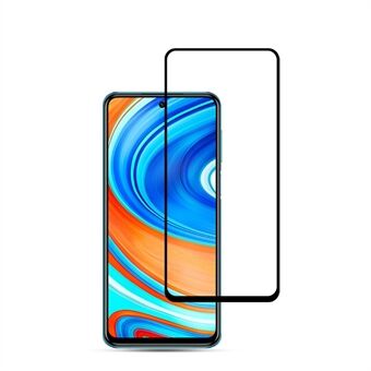 MOCOLO Silk Printing Anti-explosion Tempered Glass Full Size Screen Protector [Full Glue] for Xiaomi Redmi Note 9 Pro/Pro Max /Note 9S