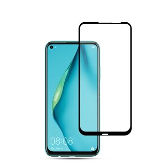 MOCOLO for Huawei P40 lite/Nova 7i/Nova 6 SE [Full Glue] Silk Printing Tempered Glass Full Screen Protector Film - Black