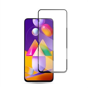 MOCOLO for Samsung Galaxy M31s [Full Glue] Silk Printing Tempered Glass Full Screen Film - Black