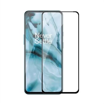 HAT-PRINCE Full Glue 0.26mm 9H 2.5D Arc Edge Full Size Tempered Glass Screen Film for OnePlus Nord