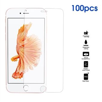 100Pcs/Set 0.25mm Ultrathin Tempered Glass Screen Guard for iPhone 8 Plus/7 Plus