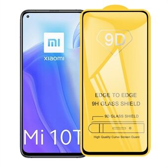 9D Full Covering Tempered Glass Screen Protector (Side Glue) for Xiaomi Mi 10T 5G / 10T Pro 5G