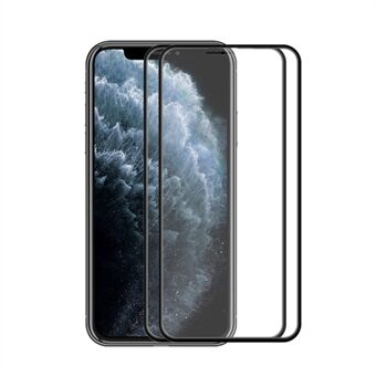 ENKAY Hat-Prince 2Pcs/Set Arc Edge Tempered Glass Screen Film for iPhone 11 Pro/iPhone XS/iPhone X