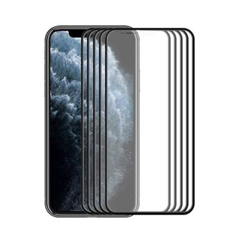 ENKAY HAT PRINCE 5 Pcs / Set Arc Edge Tempered Glass Screen Film for iPhone 11 Pro / iPhone XS / iPhone X