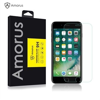 AMORUS for iPhone SE (2020)/SE (2022)/8/7 4.7 inch Tempered Glass Screen Protector Guard 2.5D Arc Edge