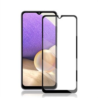 MOCOLO Full Glue Full Covering Silk Printing Tempered Glass Film for Samsung Galaxy A32 5G/M32 5G/A02/A12/M12/A02s (164.2x75.9x9.1mm) Screen Protector - Black