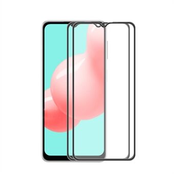 2PCS/Set HAT-PRINCE Full Glue High Transparency 9H Tempered Glass Complete Covering Screen Protector for Samsung Galaxy A32 5G//M32 5G/M12/A12