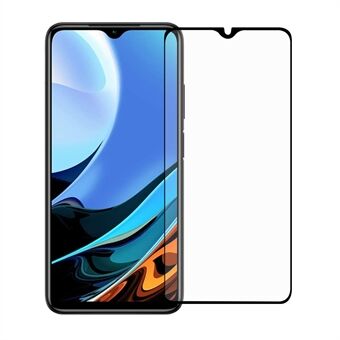 Ultra Clear Full Glue Complete Covering Anti-Explosion Tempered Glass Film Black Edges Screen Protector for Xiaomi Redmi 9T/9 Power/Note 9 4G (Qualcomm Snapdragon 662)