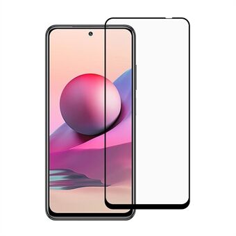 RURIHAI for Xiaomi Redmi Note 10S Tempered Glass Full Screen Protector [2.5D] [Solid Defense]