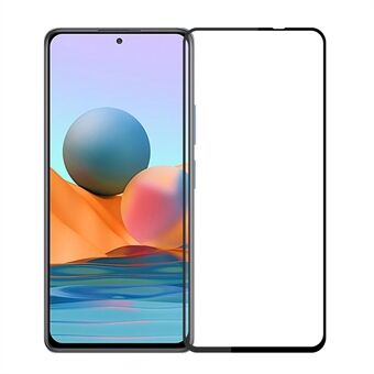 PINWUYO for Xiaomi Redmi Note 10 Pro / Note 10 Pro Max [Anti-fingerprint] [Anti-explosion] Full Glue Tempered Glass Film