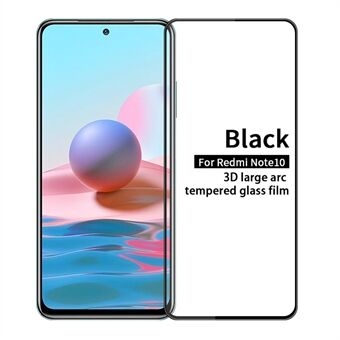 MOFI 3D Curved Tempered Glass Screen Protector [Full Glue] for Xiaomi Redmi Note 10 4G/10S (International Version)