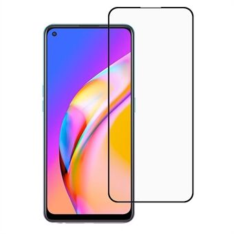 [Full Glue] Silk Printing Tempered Glass Anti-Burst Full Screen Coverage Protector for Oppo A94 4G