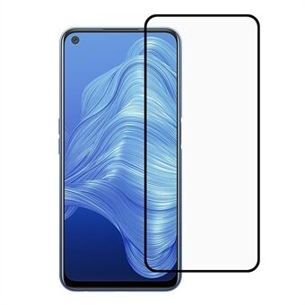 Silk Printing Tempered Glass Anti-Burst Full Screen Coverage Protector [Full Glue] for Realme 7 5G