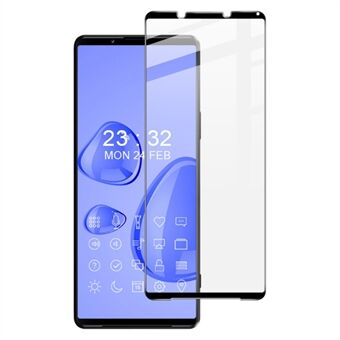 IMAK Complete Covering Ultra Clear Tempered Glass Screen Protector Film Guard for Sony Xperia 1 III